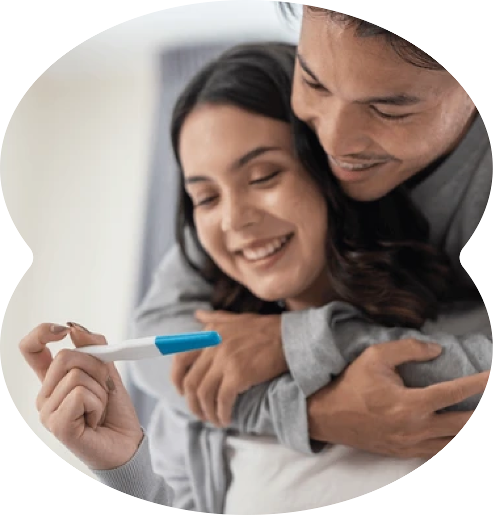 ParenTeam pregnancy AR experience on a mobile phone